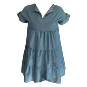 Denim Baby Doll Dress